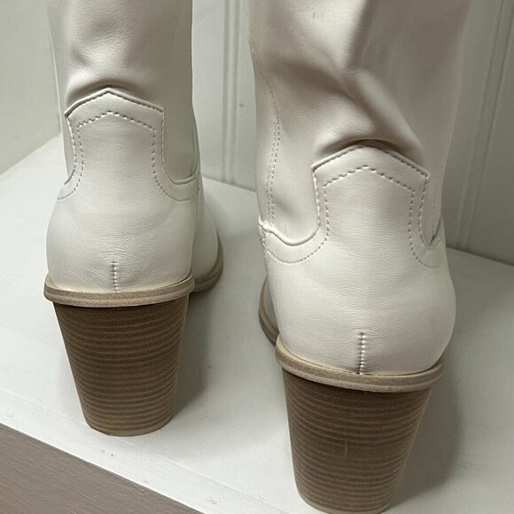 Steve Madden Womens Bronco Faux Leather Knee-High Boots Shoes Size 9 - Picture 3 of 6